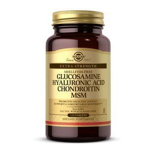 Solgar Glucosamine Hyaluronic Acid Chondroitin MSM (120 tabs) 11309-01 фото