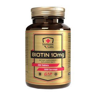 Immune Labs Biotin 10 mg (250 tab) 23960-01 фото