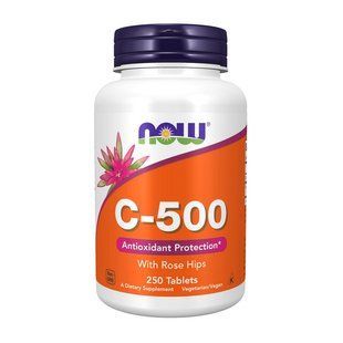 NOW C-500 with rose hips (250 tabs) 08786-01 фото