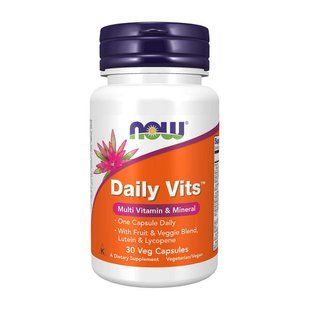 NOW Daily Vits (30 veg caps) 10732-01 фото