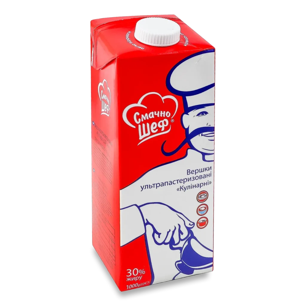 Вершки «Смачно Шеф» 30% 1000 г