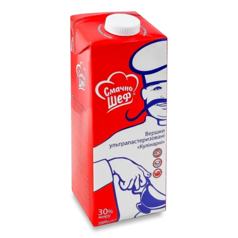 Вершки «Смачно Шеф» 30% 1000 г