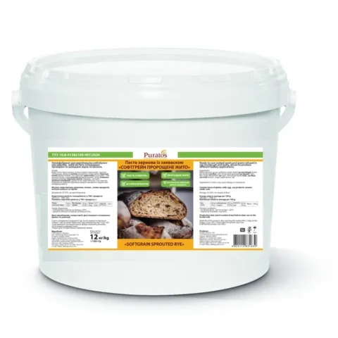 Паста зернова Softgrain Sprouted Rye (Пророщене жито) 12 кг