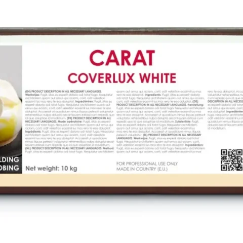 Глазур біла в дисках Carat Coverlux White (Puratos) 10 кг