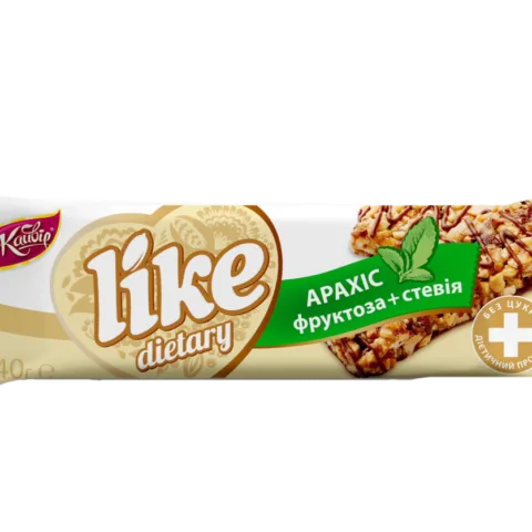 Цукерки "Like" на фруктозі зі стевією, ф. 40г
