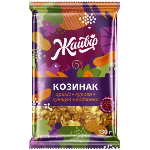 Козинак «Асорті фруктово-горіховий», ф. 130г