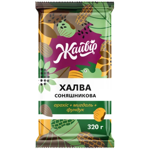 Халва соняшникова «Горіховий мікс», ф. 320г