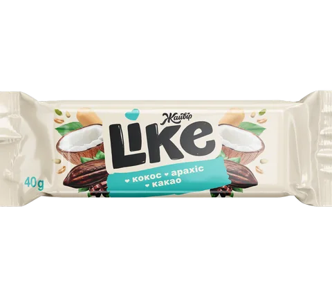 Цукерки "Like" з какао та кокосом, ф. 40г