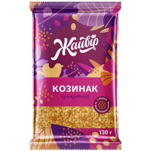 Козинак із кунжуту 130 г (упаковка 18 шт) оптом